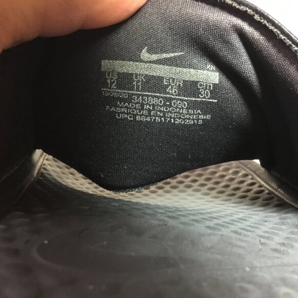 Nike Sandals Mens 12 Benassi JDI Classic Slide Black Slip On Casual 343880-090 - Picture 7 of 8